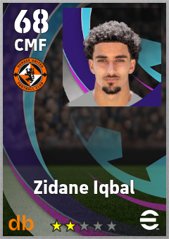 Zidane Iqbal eFootball player card