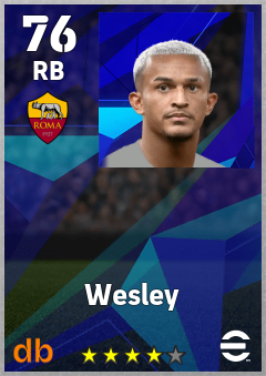 Wesley eFootball player card