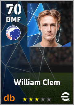 William Clem eFootball player card