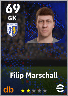 Filip Marschall — GK, OVR 69, MAX 69