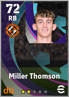 Miller Thomson — RB, OVR 72, MAX 72