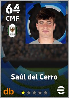 Saúl del Cerro — CMF, OVR 64, MAX 64