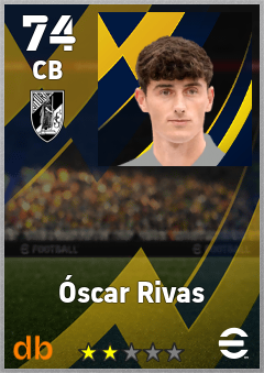Óscar Rivas — CB, OVR 74, MAX 74