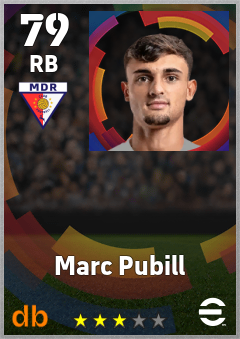 Marc Pubill eFootball player card