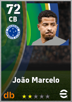 João Marcelo — CB, OVR 72, MAX 72