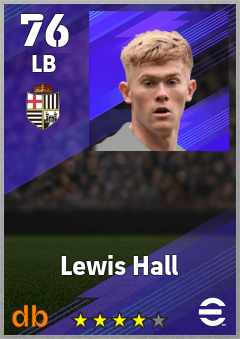 Lewis Hall eFootball player card