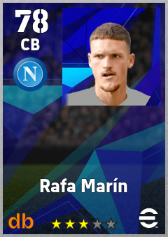 Rafa Marín — CB, OVR 78, MAX 78