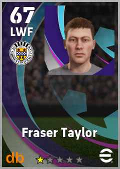 Fraser Taylor eFootball player card