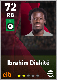 Ibrahim Diakité eFootball player card