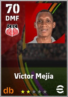 Víctor Mejía eFootball player card