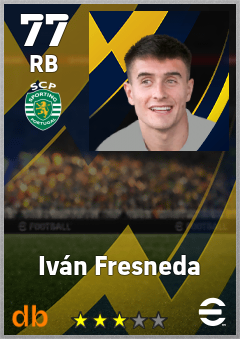 Iván Fresneda — RB, OVR 77, MAX 86