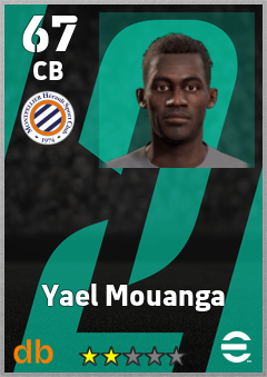 Yael Mouanga — CB, OVR 67, MAX 67