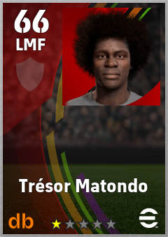 Trésor Matondo — LMF, OVR 66, MAX 66