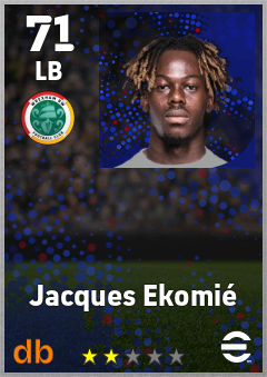Jacques Ekomié — LB, OVR 71, MAX 71