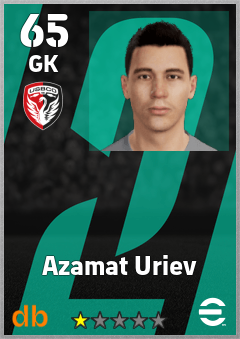 Azamat Uriev — GK, OVR 65, MAX 65