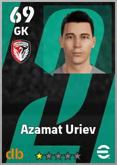 Azamat Uriev — GK, OVR 69, MAX 69
