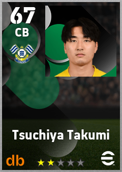 Tsuchiya Takumi — CB, OVR 67, MAX 67