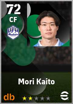 Mori Kaito — CF, OVR 72, MAX 72
