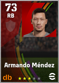 Armando Méndez eFootball player card