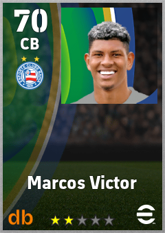 Marcos Victor — CB, OVR 70, MAX 70