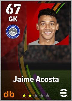 Jaime Acosta eFootball player card