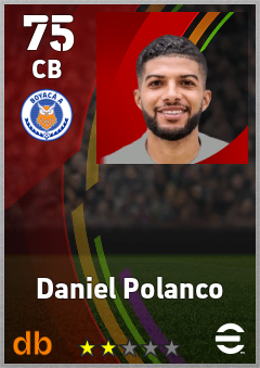 Daniel Polanco — CB, OVR 75, MAX 75