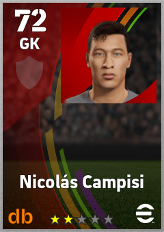 Nicolás Campisi eFootball player card