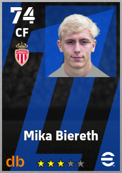 Mika Biereth eFootball player card