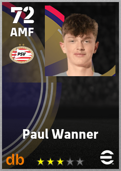 Paul Wanner eFootball player card