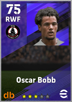 Oscar Bobb eFootball player card