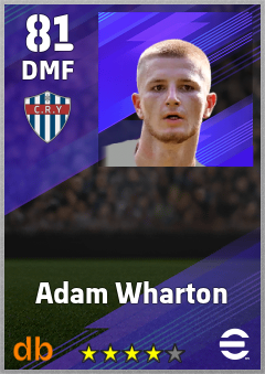 Adam Wharton — DMF, OVR 81, MAX 81
