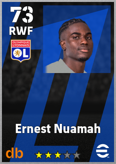 Ernest Nuamah — RWF, OVR 73, MAX 73
