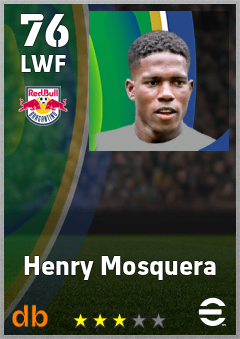 Henry Mosquera eFootball player card