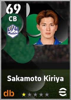 Sakamoto Kiriya — CB, OVR 69, MAX 69