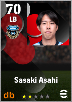 Sasaki Asahi eFootball player card