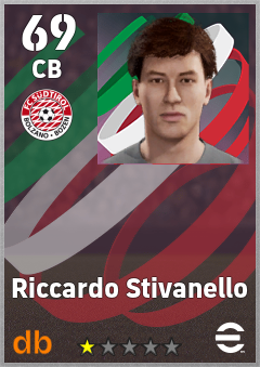 Riccardo Stivanello — CB, OVR 69, MAX 69