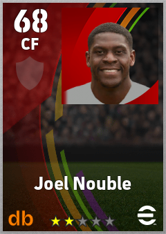 Joel Nouble eFootball player card