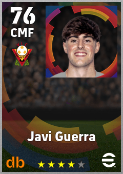 Javi Guerra eFootball player card