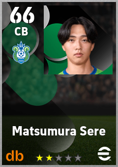 Matsumura Sere — CB, OVR 66, MAX 66