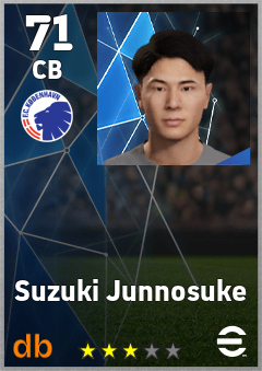 Suzuki Junnosuke eFootball player card