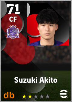 Suzuki Akito eFootball player card