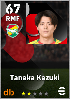 Tanaka Kazuki — RMF, OVR 67, MAX 67
