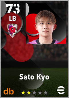 Sato Kyo eFootball player card