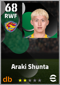 Araki Shunta eFootball player card
