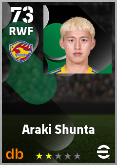 Araki Shunta — RWF, OVR 73, MAX 73