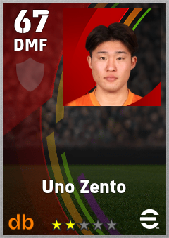 Uno Zento eFootball player card