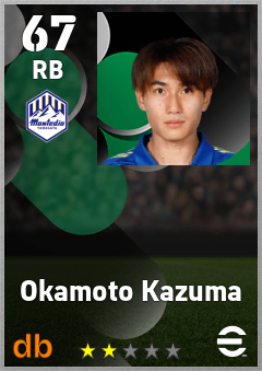 Okamoto Kazuma — RB, OVR 67, MAX 67