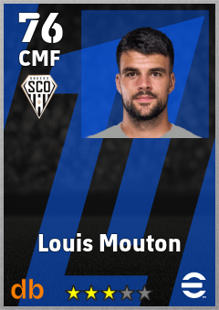 Louis Mouton — CMF, OVR 76, MAX 76