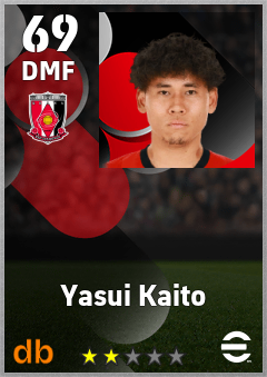 Yasui Kaito eFootball player card