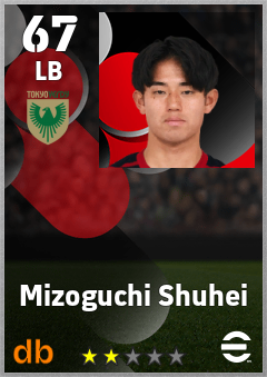 Mizoguchi Shuhei eFootball player card